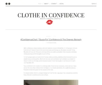 Clotheinconfidence.com(Clotheinconfidence) Screenshot