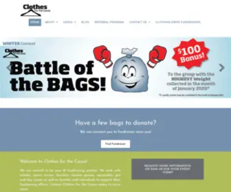 Clothesforthecausefundraising.com(Clothes for Cause) Screenshot