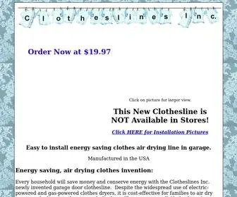 Clotheslines.net(Clotheslines Inc) Screenshot