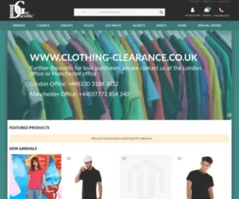 Clothing-Clearance.co.uk(Clothing clearance) Screenshot