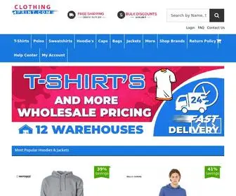 Clothing4Print.com(Wholesale Blank T) Screenshot