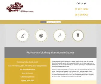 Clothingalterationcentrebyjasmin.com.au(Quality Dresses Alterations Service Sydney CBD) Screenshot