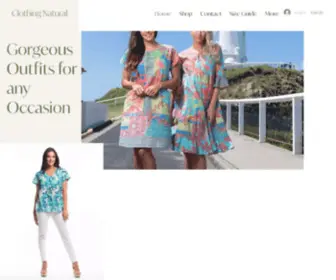 Clothingnatural.com.au(Fashion Boutique Clothing) Screenshot