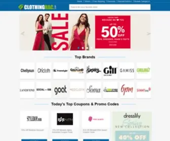Clothingrac.com(Free Online Coupon) Screenshot