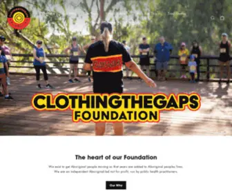 Clothingthegapsfoundation.org.au(The Clothing The Gaps Foundation) Screenshot