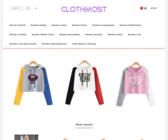 Clothmost.com(Clothmost Store) Screenshot