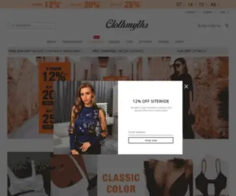 Clothmyths.com(Women's & Ladies Clothing) Screenshot