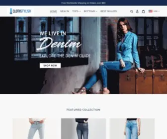 Clothstylish.com(Meld je aan of registreer je) Screenshot