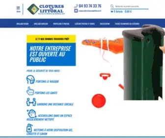 Cloturesdulittoral.fr(Vente) Screenshot