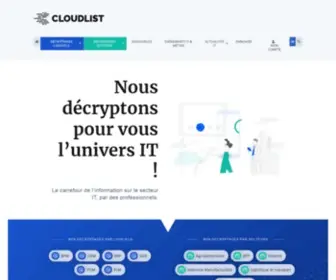 Cloud-AND-It-Expo.fr(Cloudlist : carrefour d’information sur le secteur IT) Screenshot