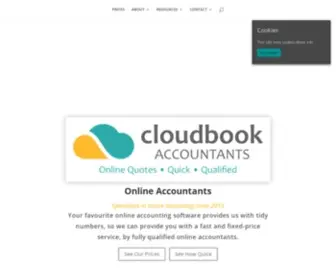 Cloud-Book.co.uk(Online Accountants) Screenshot