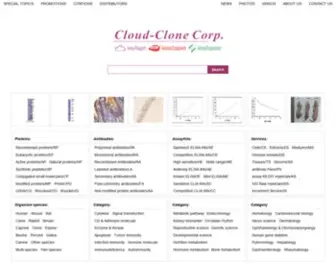 Cloud-Clone.com(Protein, Antibody and Assay Kit by CLOUD-CLONE CORP.(CCC)) Screenshot