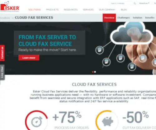 Cloud-Fax-Services.com(Cloud Fax Services) Screenshot