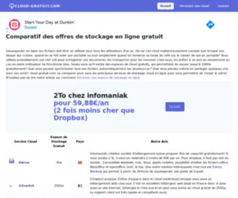 Cloud-Gratuit.com(Cloud gratuit) Screenshot