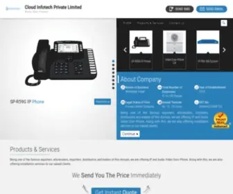 Cloud-Infotech.co.in(Cloud Infotech Private Limited) Screenshot