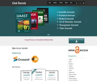 Cloud-Journals.com(International Open Access Journals) Screenshot
