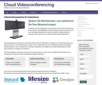 Cloud-Videoconferencing.de(Videokonferenzsysteme von Lifesize) Screenshot