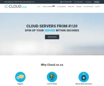 Cloud.co.za(Cloud Servers) Screenshot
