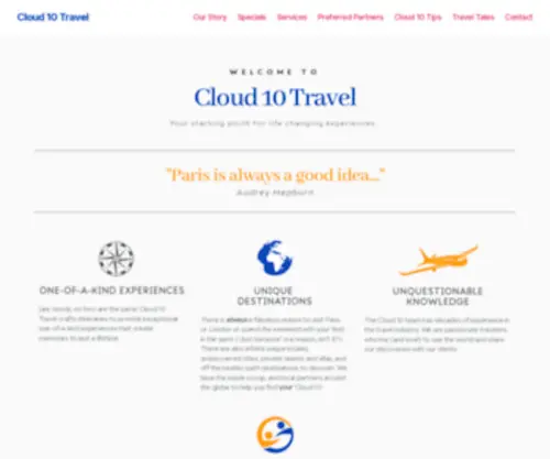 Cloud10Travel.com(Cloud 10 Travel) Screenshot