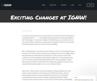 Cloud39.co(Exciting Changes at IGNW) Screenshot