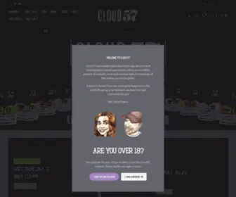 Cloud57.co.uk(Cloud 57 Nottingham Vape Shop) Screenshot