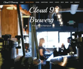 Cloud9Brewery.com(Cloud 9 Brewery) Screenshot