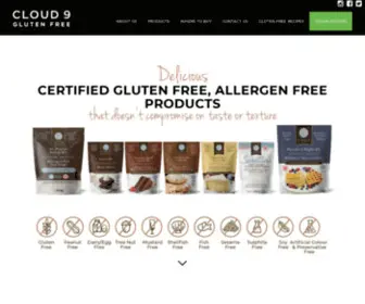 Cloud9Glutenfree.com(Cloud 9 Gluten Free) Screenshot