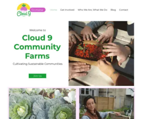 Cloud9Rooftopfarm.org(Cloud 9 Farms) Screenshot