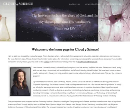 Cloud9Science.net(CLOUD 9 SCIENCE) Screenshot