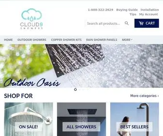 Cloud9Showers.com(Cloud 9 Showers) Screenshot