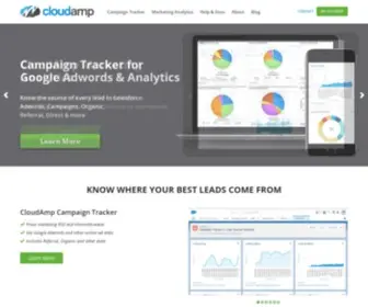 Cloudamp.com(Applications, Analytics and Dashboards) Screenshot