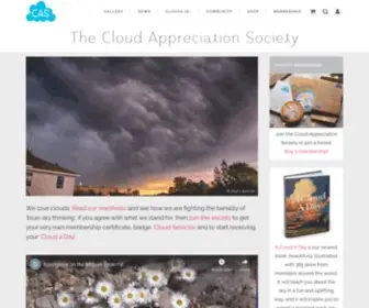 Cloudappreciationsociety.org(Uniting cloud lovers around the world) Screenshot