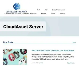 Cloudassetserver.com(Command and Control Platform) Screenshot