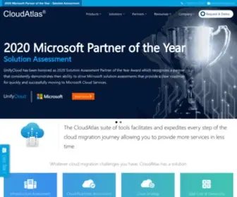 Cloudatlasinc.com(Cloud Migration Tools of CloudAtlas) Screenshot
