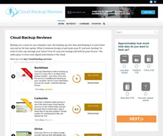Cloudbackupreviews.com(Cloud Backup Reviews) Screenshot