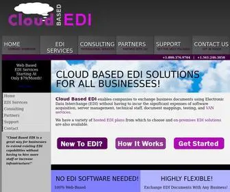 Cloudbasededi.com(Cloud Based EDI Hosted EDI & VAN Services) Screenshot