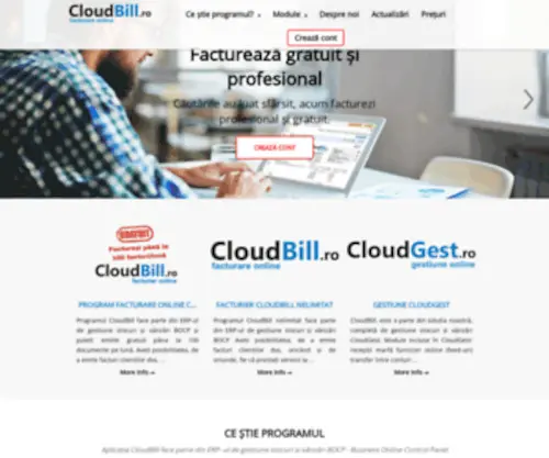 Cloudbill.ro(Program de Facturare online) Screenshot