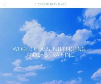 Cloudbreakanalysis.com(Cloudbreak Analysis) Screenshot