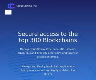 Cloudchainsinc.com(Cloudchains, inc) Screenshot