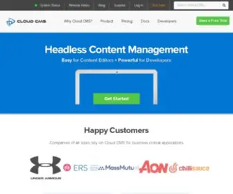 Cloudcms.com(Headless CMS and Cloud Content API) Screenshot