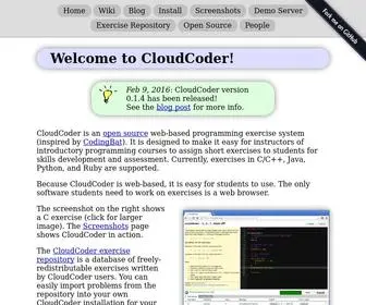 Cloudcoder.org(Cloudcoder) Screenshot