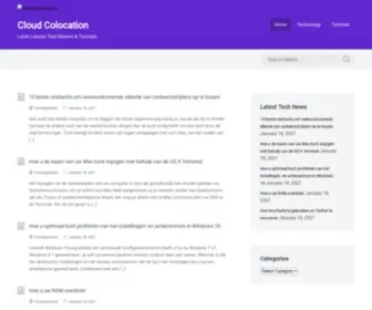 Cloudcolocation.org(Dapatkan Bantuan & Kemas Kini mengenai Pengkomputeran Awan) Screenshot