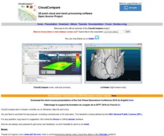 Cloudcompare.org(Open Source project) Screenshot
