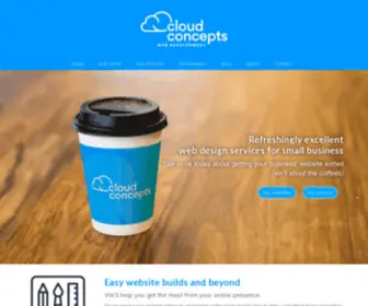 Cloudconcepts.com.au(We're a website design and development team) Screenshot