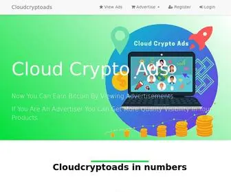 Cloudcryptoads.com(Bitcoin) Screenshot