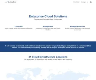 Cloudean.com(Enterprise Cloud Solution) Screenshot