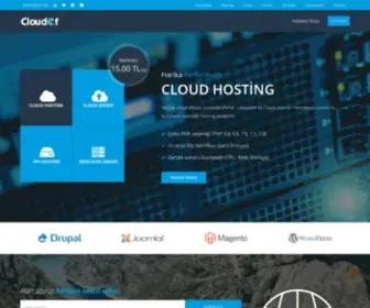 Cloudef.com(Cloud server) Screenshot