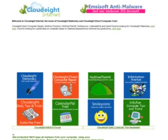 Cloudeight.net(Cloudeight Internet) Screenshot