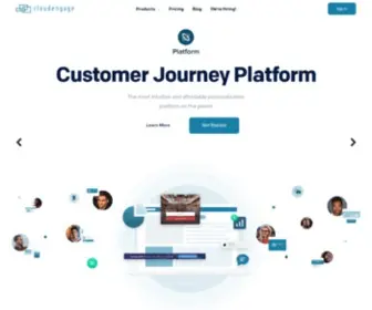 Cloudengage.com(Personalization Platform) Screenshot