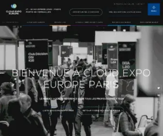 Cloudexpoeurope.fr(Accueil Cloud Expo Europe Paris) Screenshot